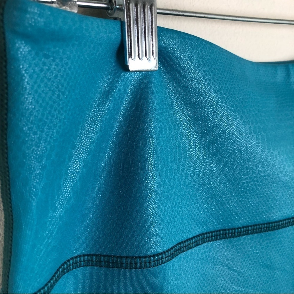 Zyia Active - Teal Venom Metallic Ombre light and tight high-rise 7/8 leggings - Picture 8 of 13